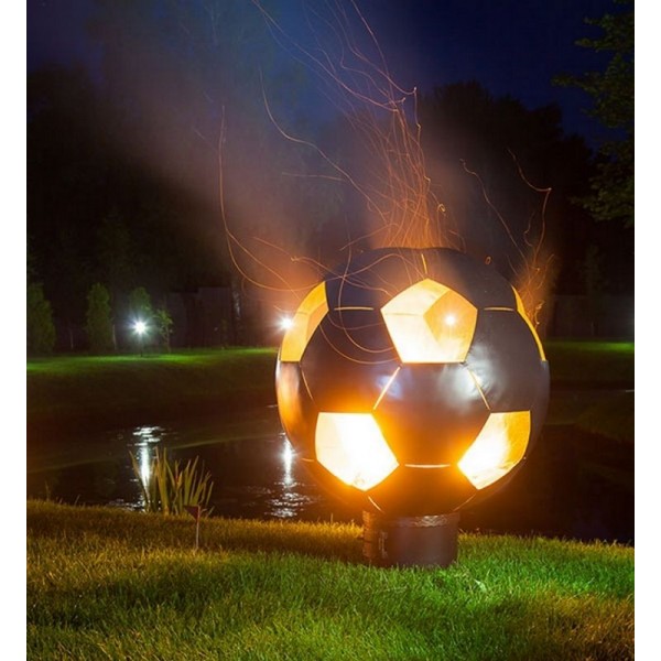 Необычная сфера для огня Барбекю Футбольный мяч